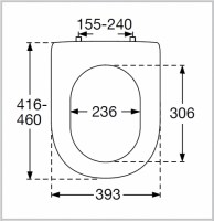 VILLEROY TAPA WC LIFETIME